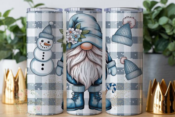 Cozy Winter Gnomes Tumbler Wrap Design Review