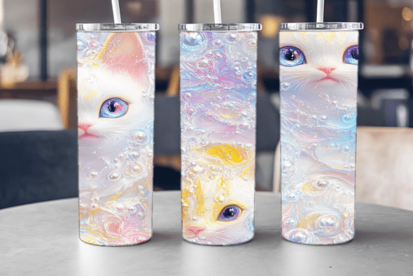 Cute Cat Parade Tumbler Embroidery Review