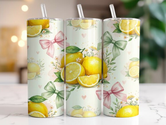 Cute Lemon Coquette Tumbler Wrap Review