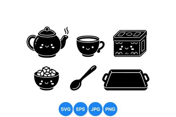 Cute Tea Time Kitchen Svg Review