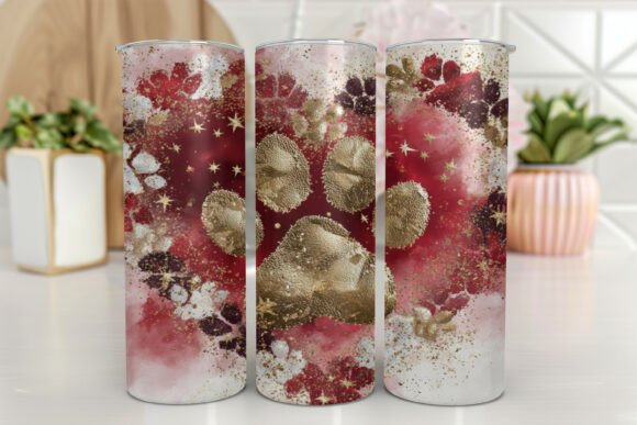Dog Paw Tumbler PNG Design Review