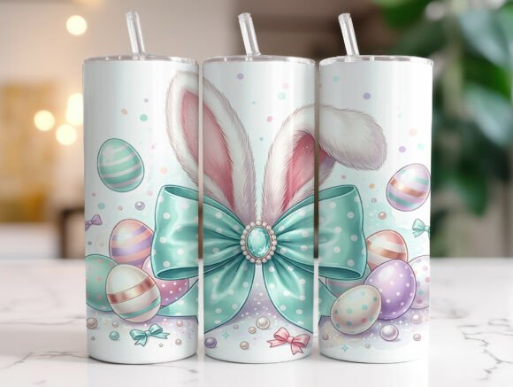 Easter Coquette Bow Tumbler Wrap Design Review