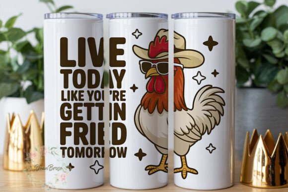 Funny Rooster Cowboy Tumbler Wrap Review