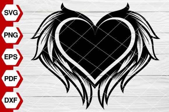 Heart with Angel Wings SVG EP717 Review