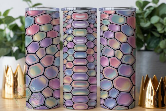Iridescent Reptile Skin Tumbler Wrap Design Review