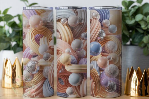 Luxe Pearl Abstract 20oz Tumbler Wrap Review