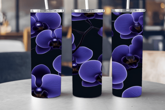 Luxury Orchid Floral Tumbler Design Review