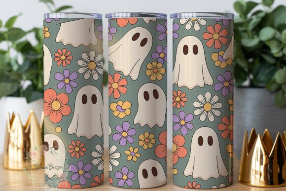 Pastel Ghost Flower Tumbler Wrap Review