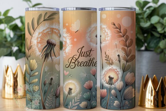 Peaceful Dandelion Field Tumbler Wrap Design Review