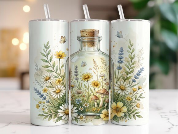 Wildflower Bottle Garden Floral Tumbler Review